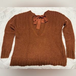 Aerie open back sweater
